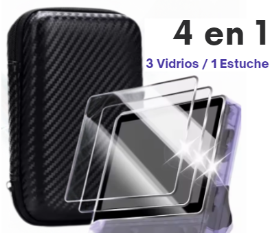 Étui de protection et verre trempé pour Retro Portable ®